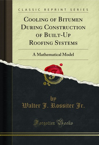 Cooling bitumen during - of,