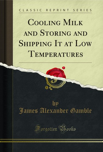 Cooling milk and storing - cooling,
